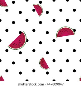 Watermelon texture pattern seamless.