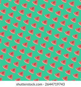 Watermelon time patron, summer time, colorful time, beach moment, pink turquoise