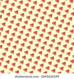 Watermelon time patron, summer time, colorful time, beach moment, pink beige