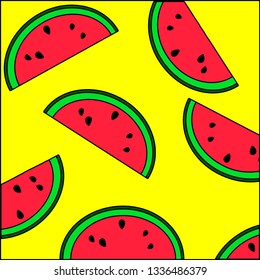 watermelon vector background