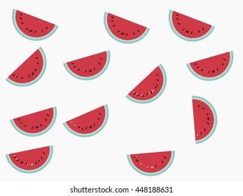 watermelon vector background