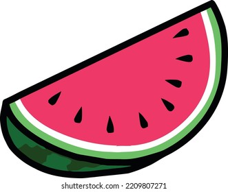 Watermelon vector design watermelon graphics