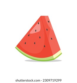 Watermelon Vector Flat Design Colorful