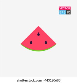 watermelon vector icon