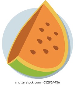 Watermelon Vector Icon 