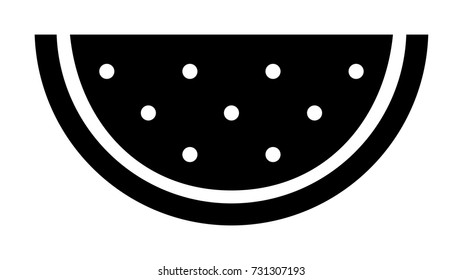 Watermelon vector icon