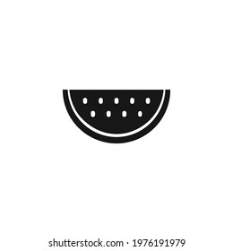 watermelon vector icon on a white background