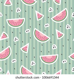 Watermelon vector illustration