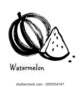 Watermelon vector illustration