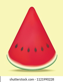 watermelon vector and illustration