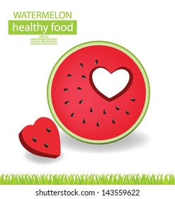 Watermelon vector illustration