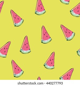 watermelon - vector illustration