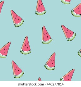 watermelon - vector illustration