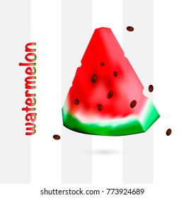 Watermelon. Vector illustration