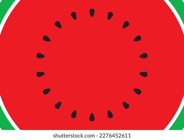 Watermelon vector illustration background material