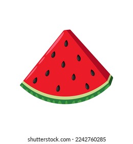 Wassermelone, Vektorgrafik. Zeichnung von Wassermelonen. Sommerurlaub, Dekoration, Natur, Paradies, Gastronomie-Konzept für Grußkarte