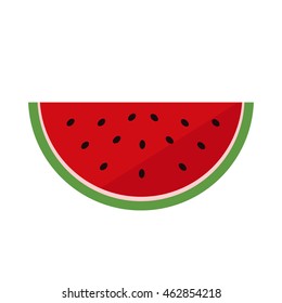 Watermelon vector illustration. Flat design