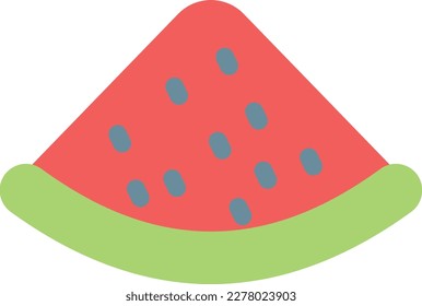 watermelon Vector illustration on a transparent background. Premium quality symmbols. Line Color vector icons for concept and graphic design.