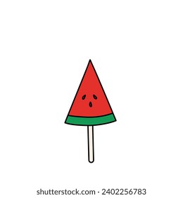 watermelon vector illustration perfect for summer design