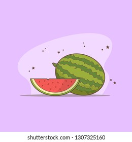 Watermelon Vector Image