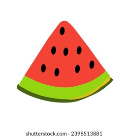 The watermelon vector only displays 14 of the complete watermelon