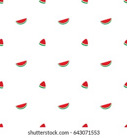 Watermelon vector seamless background