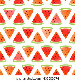 Watermelon. Vector seamless pattern