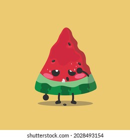 watermelon, very dry and want to cry, when everything that is being lived feels so tired