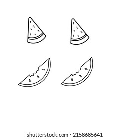 watermelon is very sweet with two variants of red and yellow