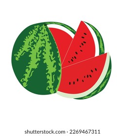 Watermelon is very tasty VECTOR ARTWORK