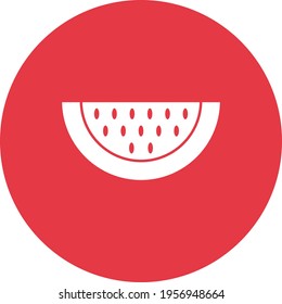 Watermelone, fruit, juice Icon vector image. Can be used for Summer and Holidays. Suitable for mobile apps, web apps and print media.