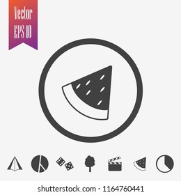 watermelone icon vector