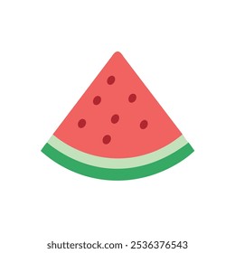 watermelon--summer icon vector illustration style