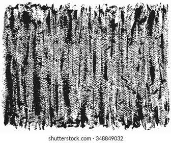 Waterpaint Textured Background. Abstract Grunge Painted Scratched Texture. Vector Grungy Black And White Background