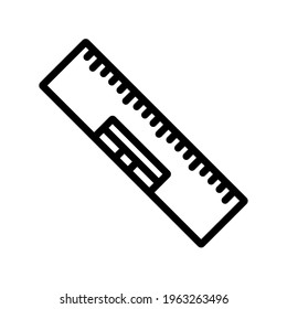 Waterpass ruler construction tools icon