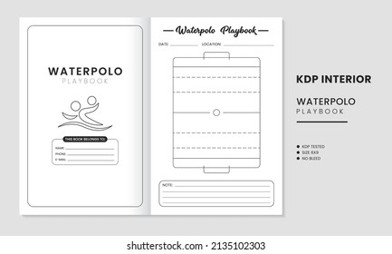 Waterpolo Playbook KDP Interior design