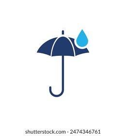 waterproof concept solid icon vector design good for web and mobile app