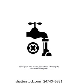 waterproof concept solid icon vector design good for web and mobile app