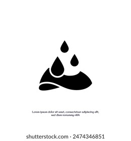 waterproof concept thin outline icon vector design good for web and mobile app