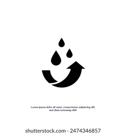 waterproof concept thin outline icon vector design good for web and mobile app