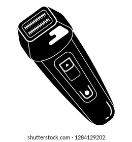 Waterproof electric shaver icon. Simple illustration of waterproof electric shaver vector icon for web design isolated on white background