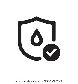 Waterproof icon design vector illustration