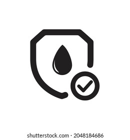 Waterproof icon design vector illustration