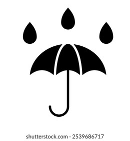 Icono impermeable, resistente con agua 