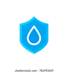 waterproof icon, vector symbol
