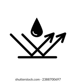 Waterproof icon vector water protect icon 