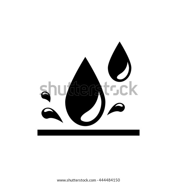Waterproof icon, water protection icon ,label\
sticker logo