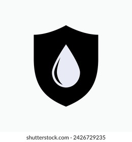 Waterproof Icon. Watertight Symbol - Vector