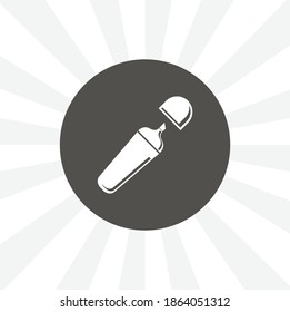 waterproof marking pen isolated vector icon. education design element