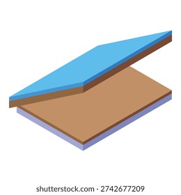 Waterproof membrane protecting roof layers from rain and snow, roofing material, construction and repair